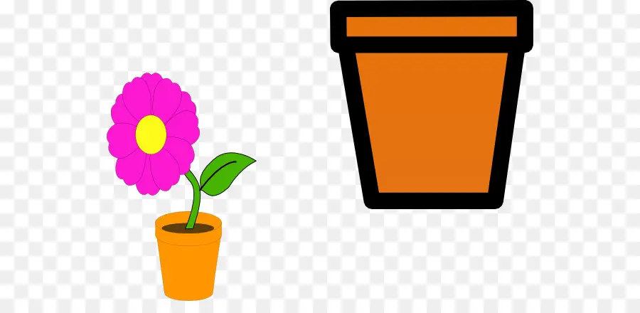 Flowerpot，Cartoon PNG