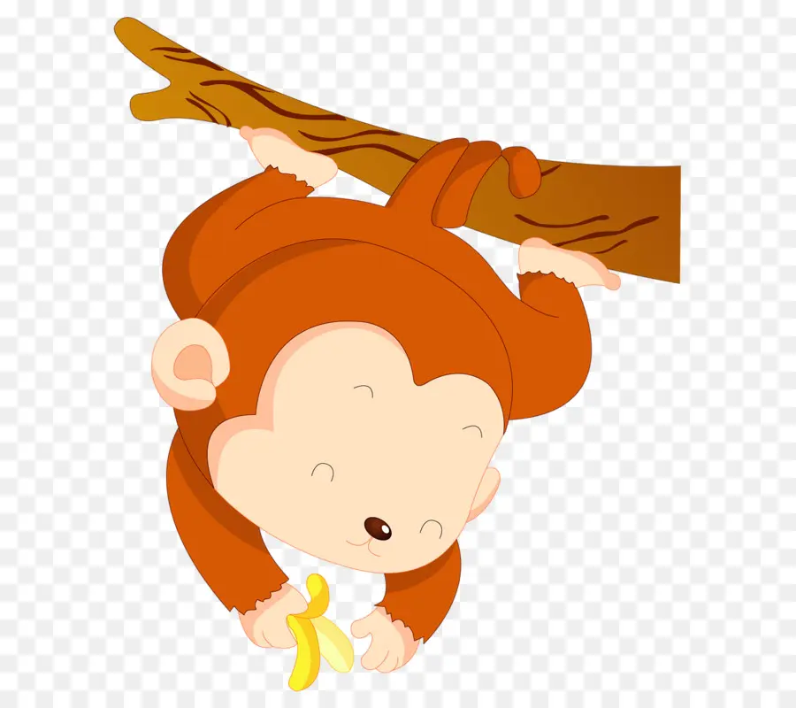 Macaco，Banana PNG