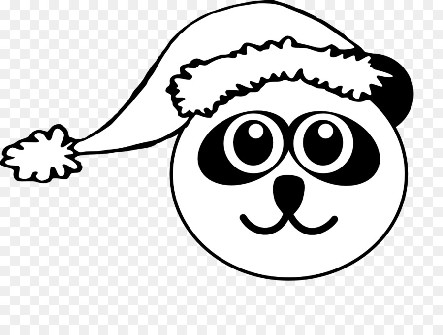 Panda，Chapéu De Papai Noel PNG