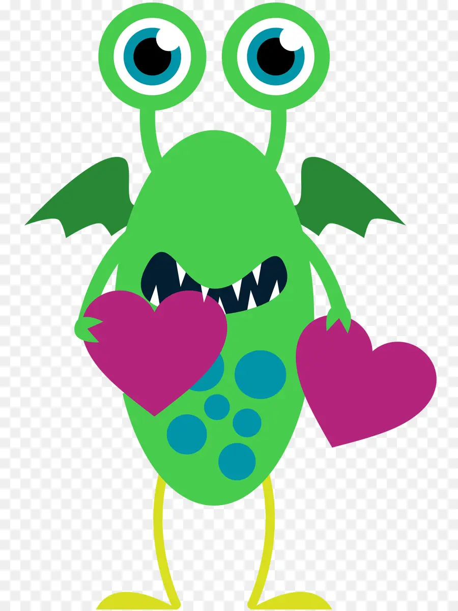 Monstro Verde，Desenho Animado PNG