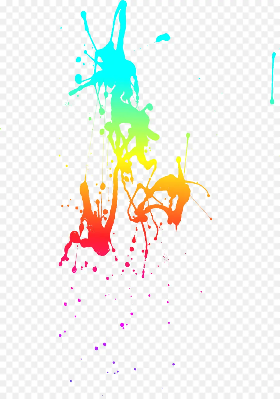 Respingos De Tinta，Cores PNG