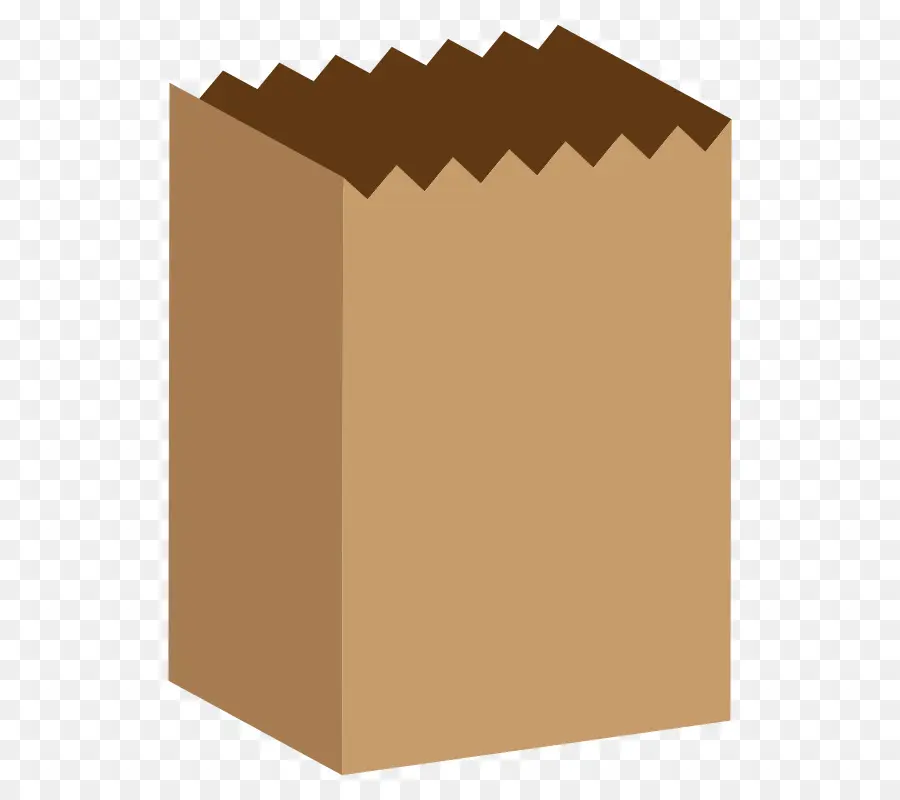 Saco De Papel，Marrom PNG