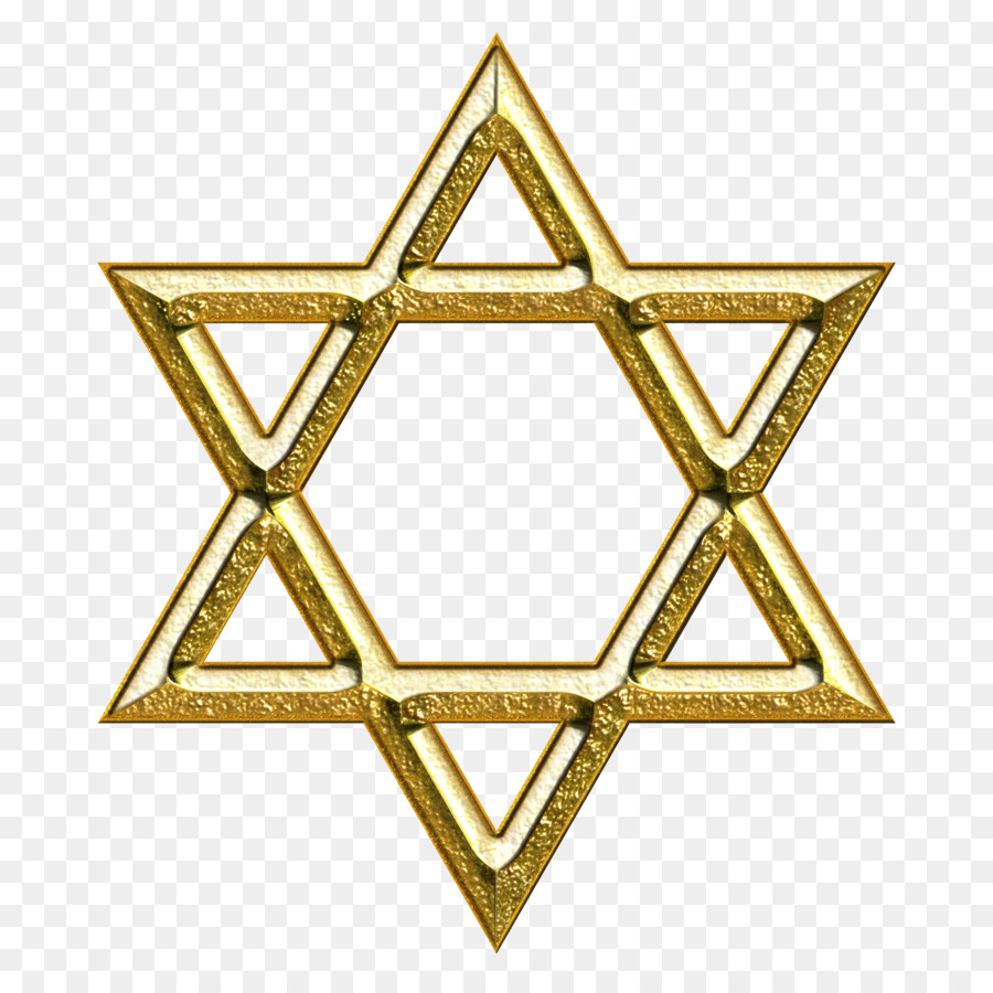 Estrela De Davi O Judaísmo Ouro Png Transparente Grátis