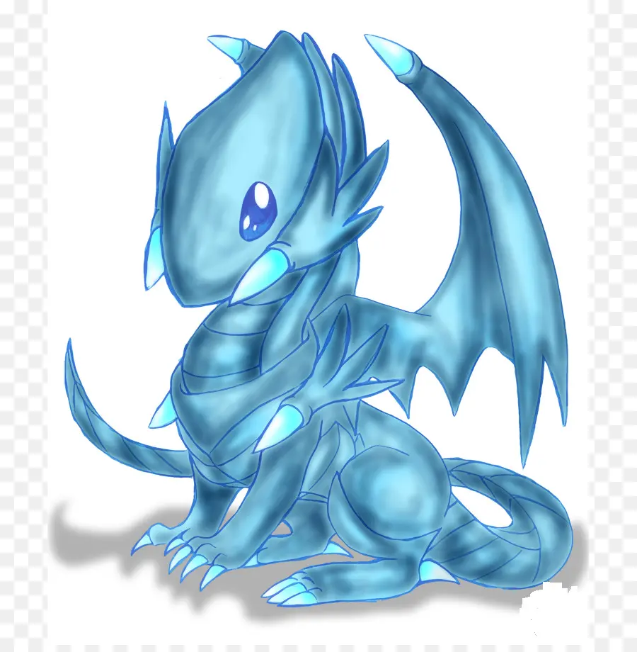 Dragão，Azul PNG