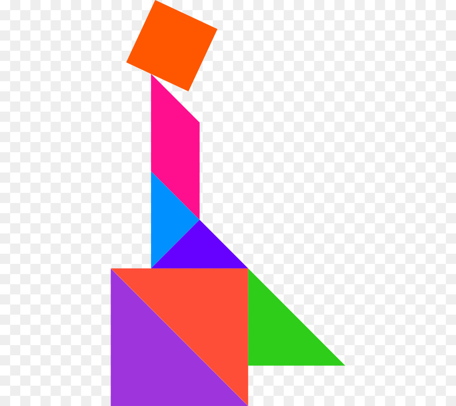 Tangram，Quebra Cabeça PNG