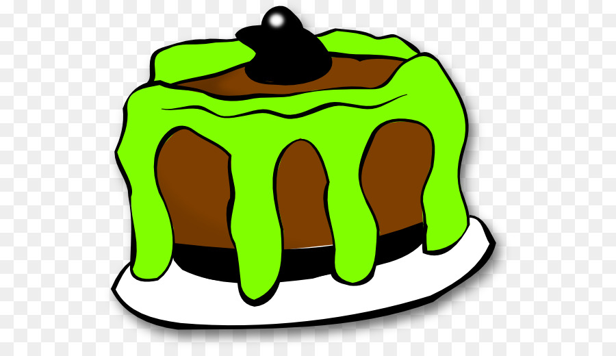 Bolo De Cobertura Verde，Sobremesa PNG