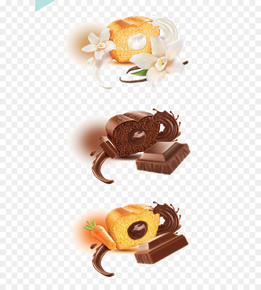 Bolos Sortidos，Chocolate PNG