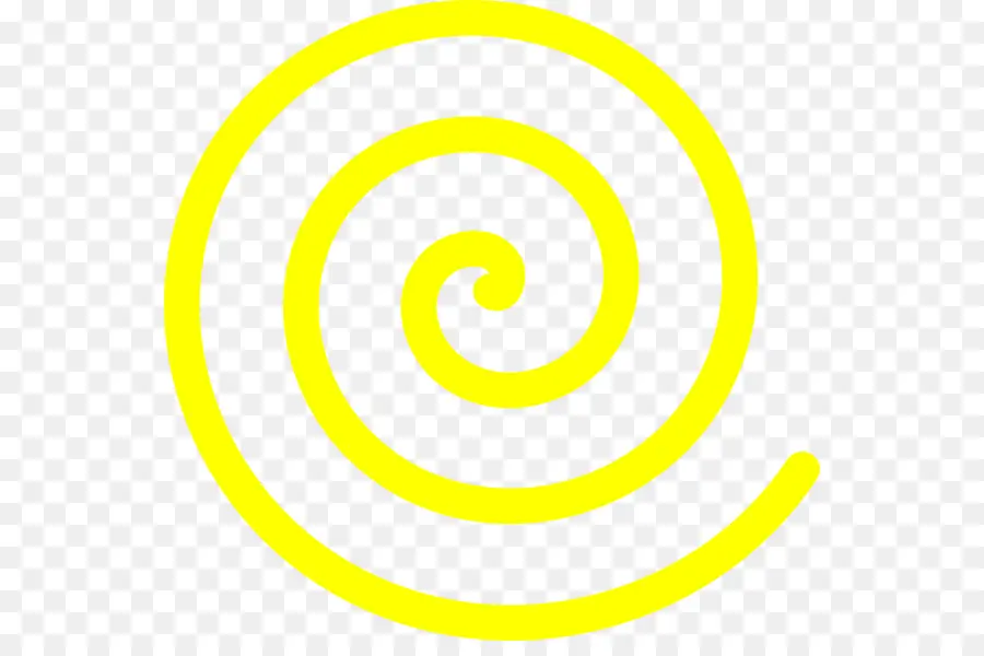 Espiral Amarela，Redemoinho PNG