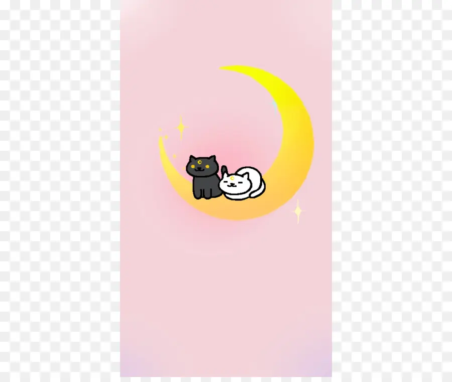 Gatos Na Lua，Gato Preto PNG