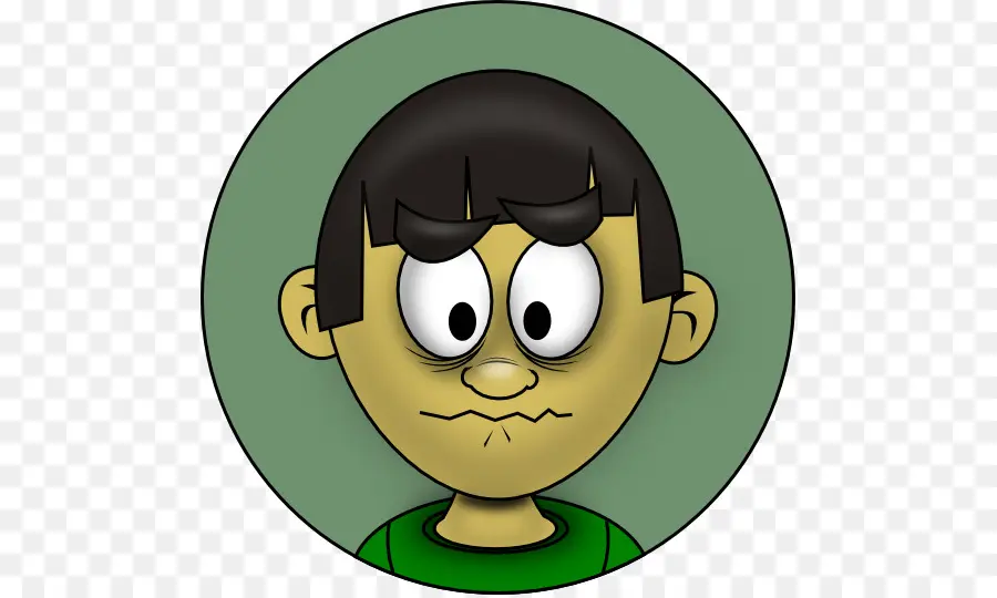 Menino Dos Desenhos Animados，Triste PNG