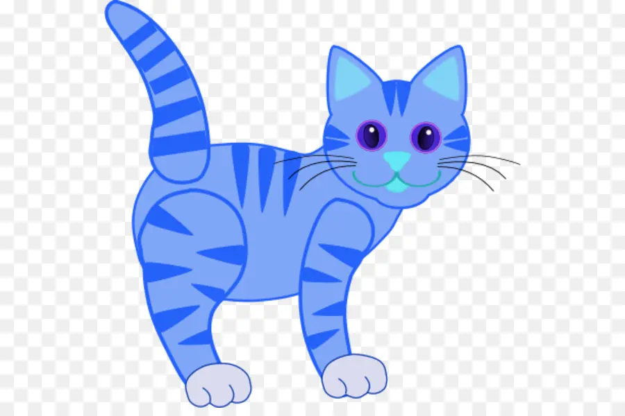 Gato Azul，Bonitinho PNG