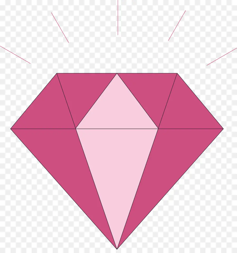 Diamante Rosa，Brilhante PNG