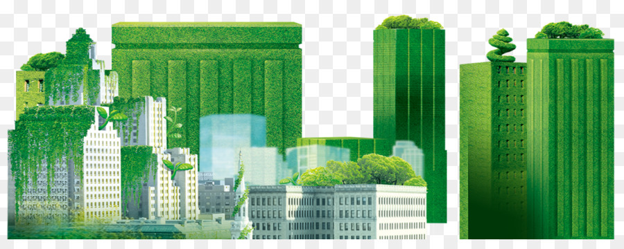 Edifícios Verdes，Ecológico PNG