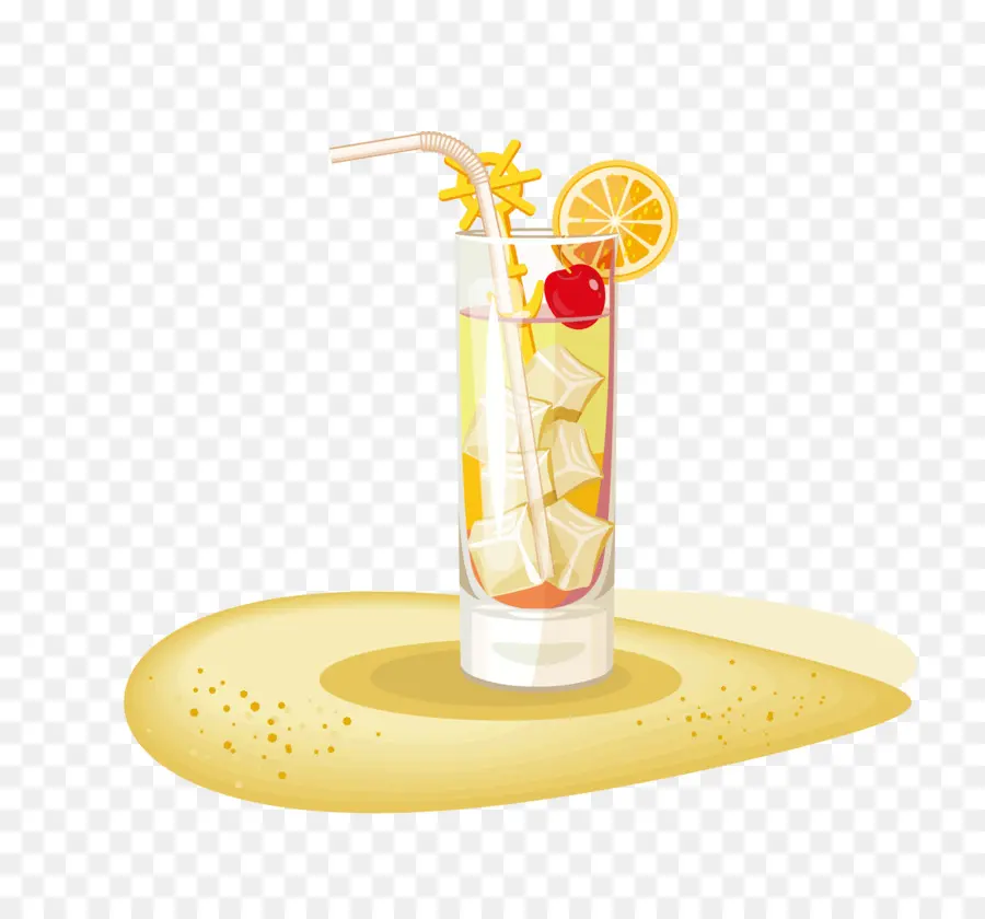 Tequila Sunrise，Cocktail PNG