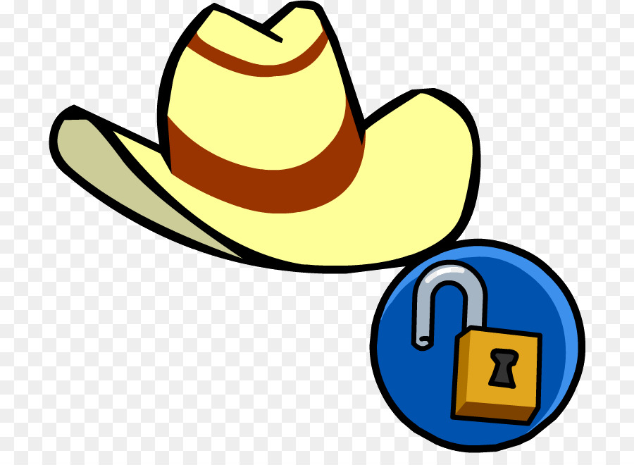 O Club Penguin，Chapéu De Cowboy PNG