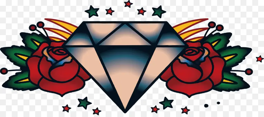 Tatuagem De Diamante，Diamante PNG