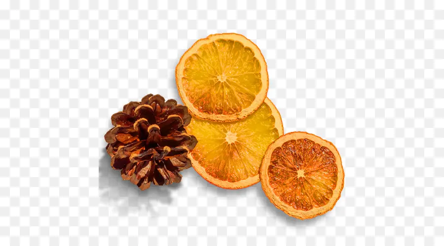 Fatias De Laranja Secas，Pinha PNG