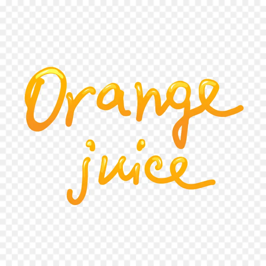 Texto De Suco De Laranja，Manuscrito PNG