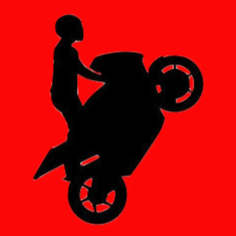 Acrobacias De Motocicleta，Silhueta PNG