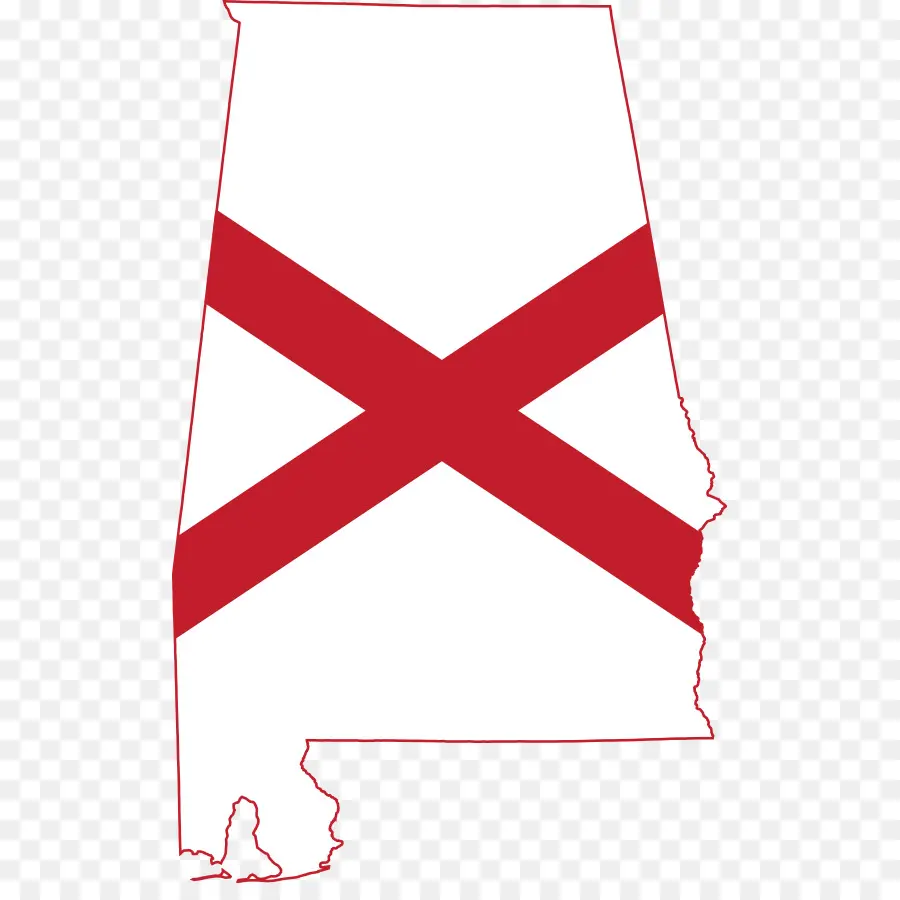 Bandeira Do Estado Do Alabama，Alabama PNG