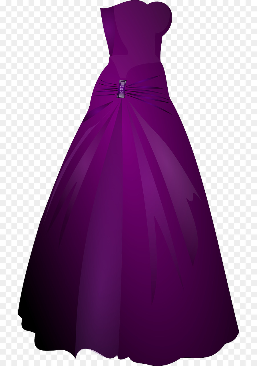 Vestido Roxo，Vestido PNG