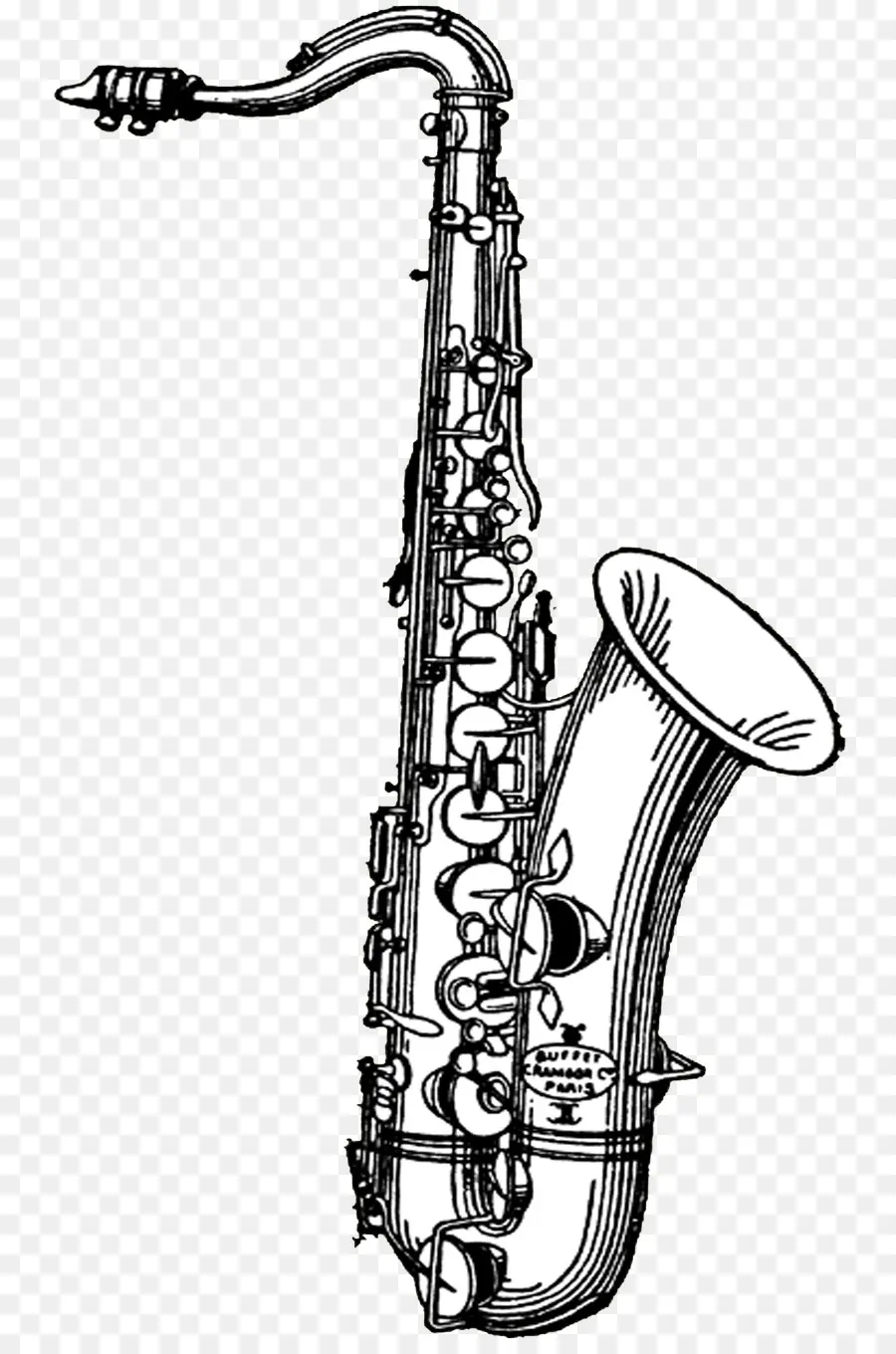 Saxofone，Saxofone Tenor PNG