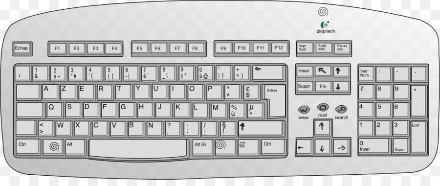 Teclado De Computador，Chaves PNG