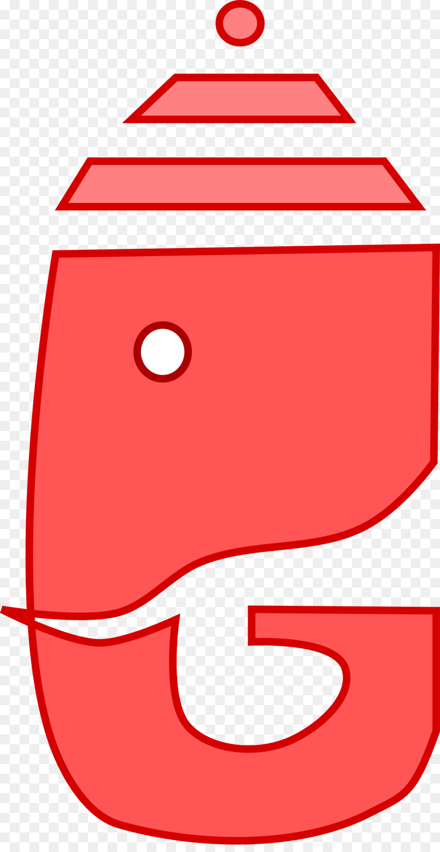 Cabeça De Elefante，Vermelho PNG