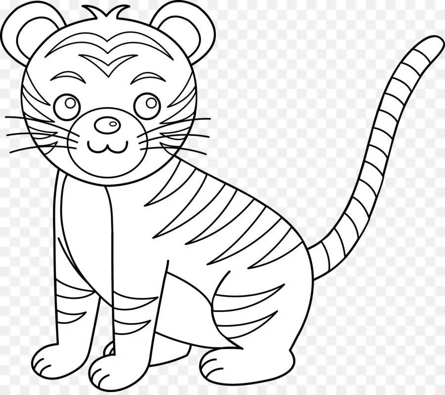 Tigre De Desenho Animado，Animal PNG