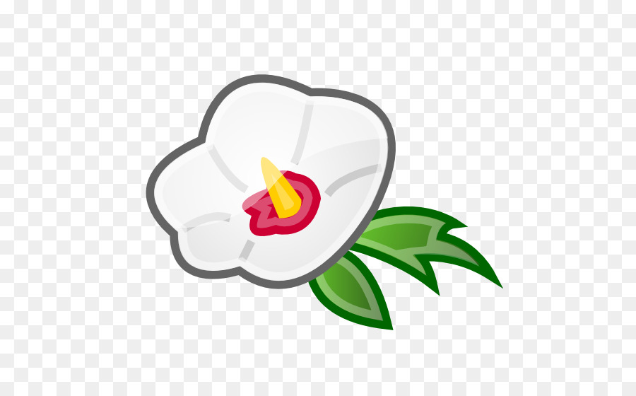 Flor Branca，Desenho Animado PNG