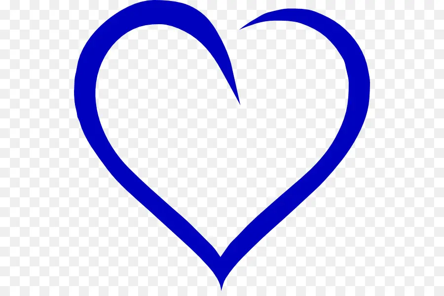 Coração，Azul PNG