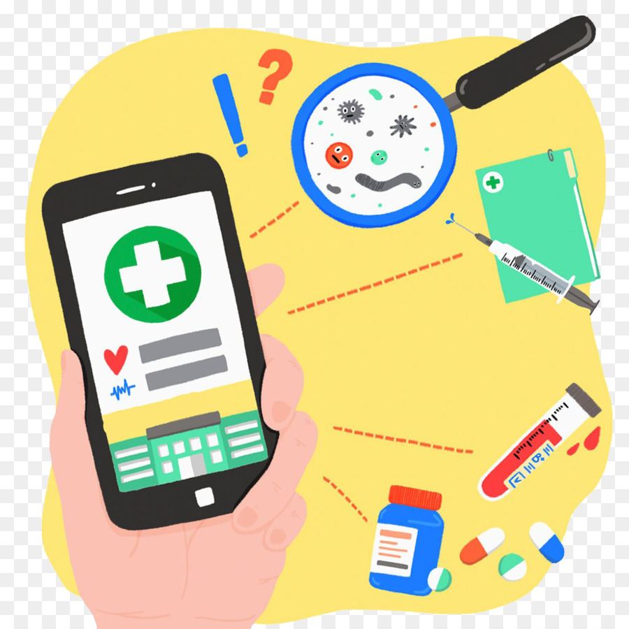 Smartphone，Medicina PNG