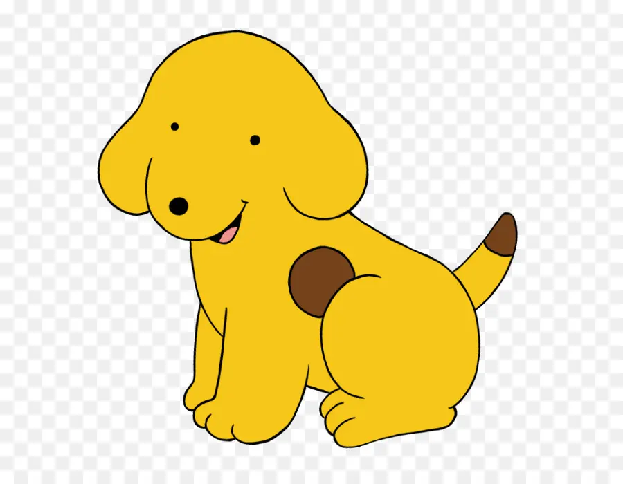 Cachorro Amarelo Dos Desenhos Animados，Cachorro PNG