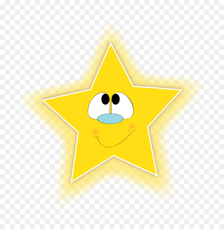 Estrela Sorridente，Desenho Animado PNG