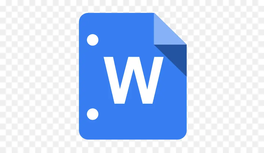 Ícone De Documento Do Word，Azul PNG