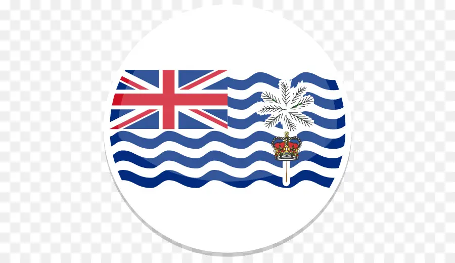 Bandeira Do Território Britânico Do Oceano Índico，Azul PNG