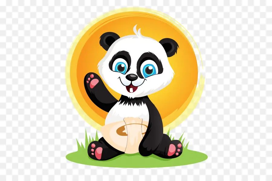 Panda Fofo，Urso PNG