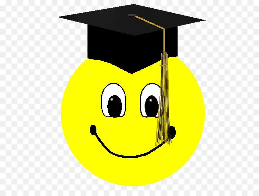 Emoticon De Formatura，Carinha Sorridente PNG