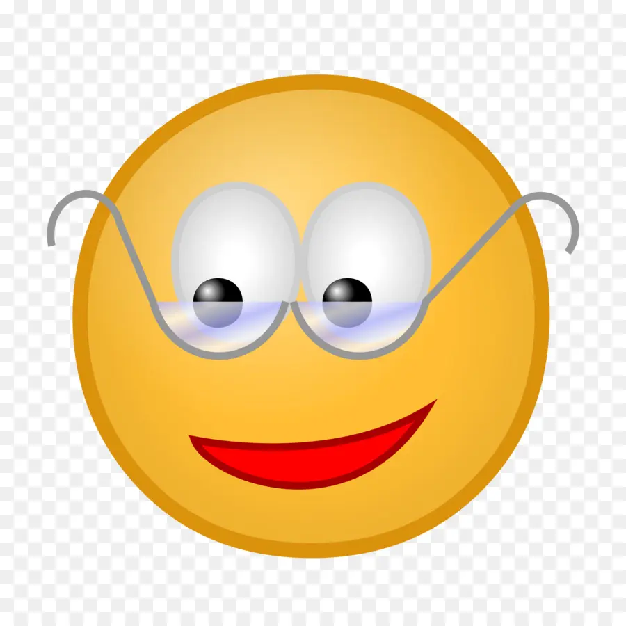 Smiley，óculos PNG