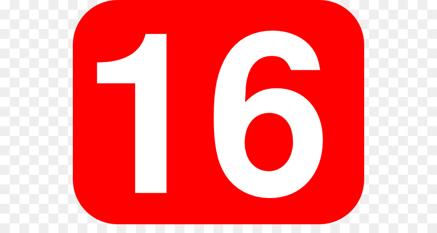 Número 16，Dígito PNG