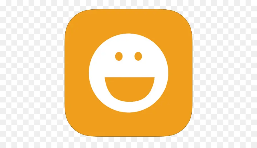 Ícone De Smiley Laranja，Sorridente PNG