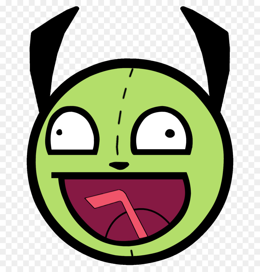 Cara De Desenho Animado Verde，Personagem PNG