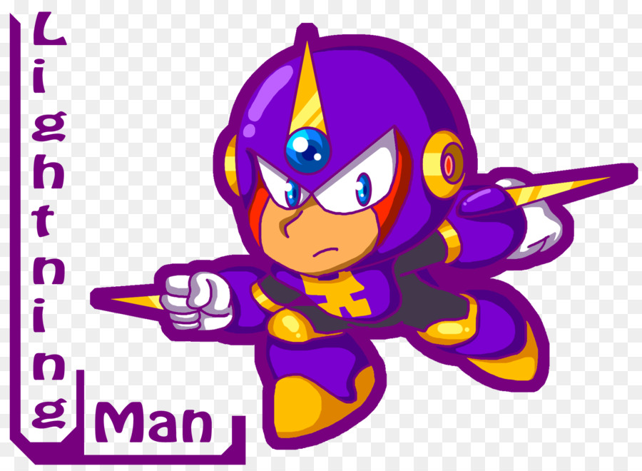 Mega Man Powered Up，Relâmpago PNG