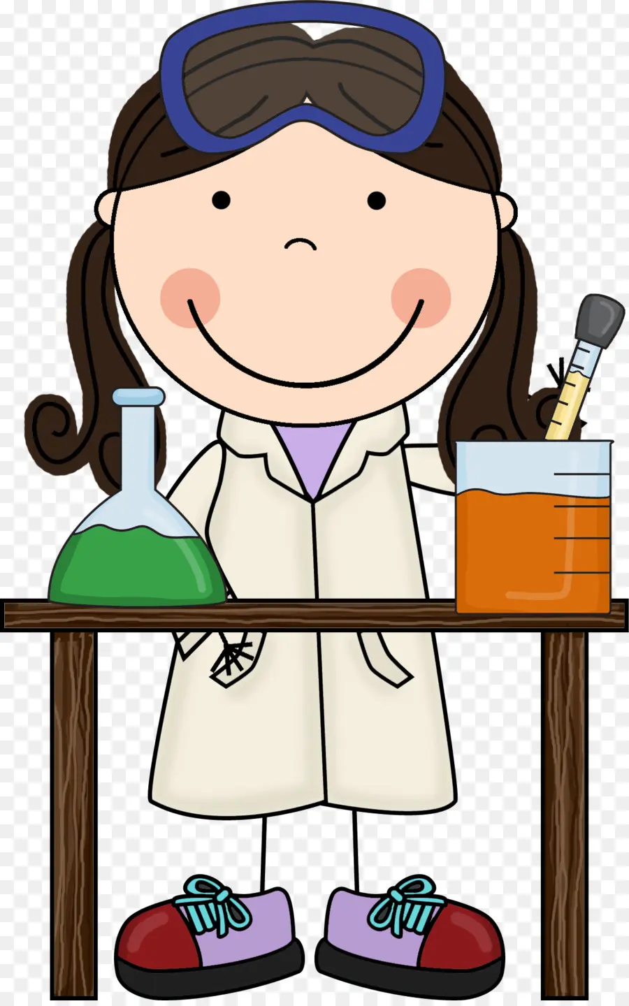 Menina Cientista，Experimentar PNG