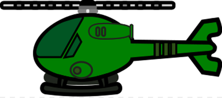 Helicóptero，Verde PNG