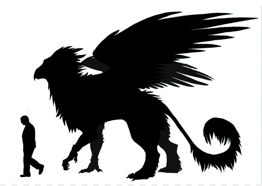 Griffin，Silhueta PNG