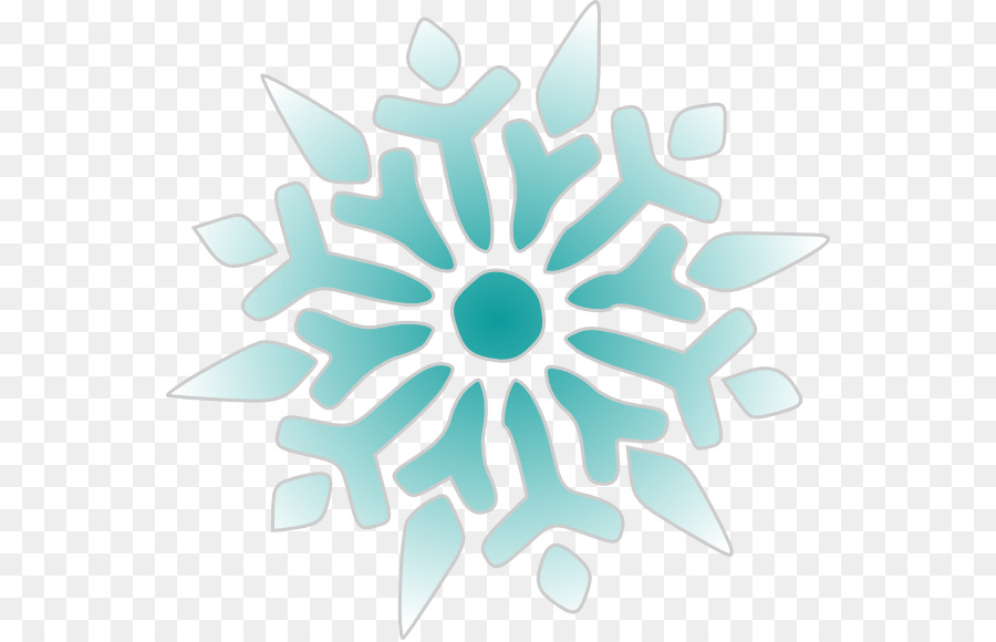 Floco De Neve Azul，Inverno PNG