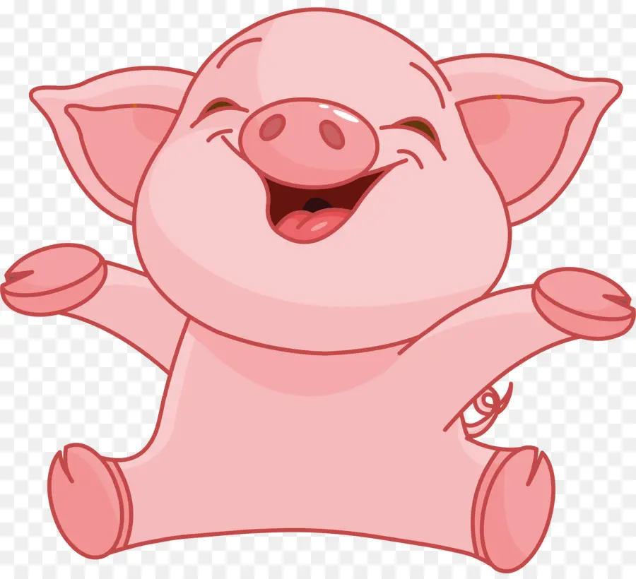 O Porco Doméstico，Cartoon PNG