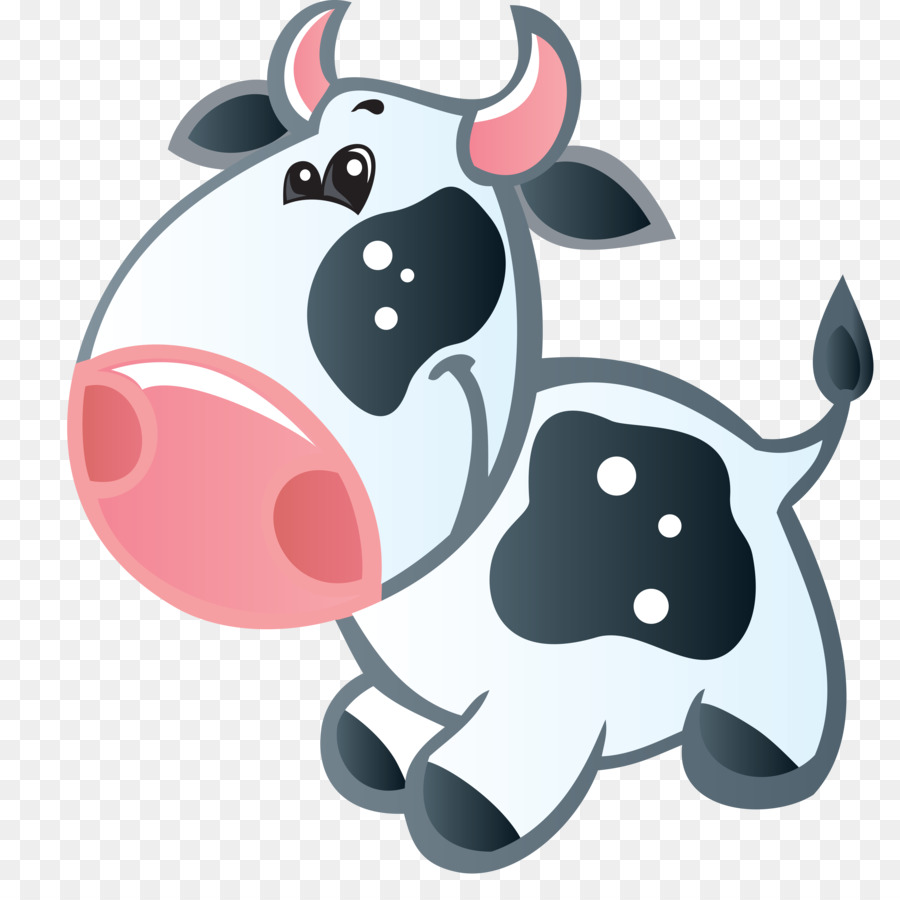 Vaca De Desenho Animado，Animal PNG