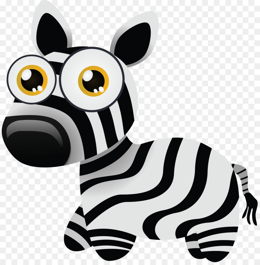 Zebra Fofa，Listras PNG